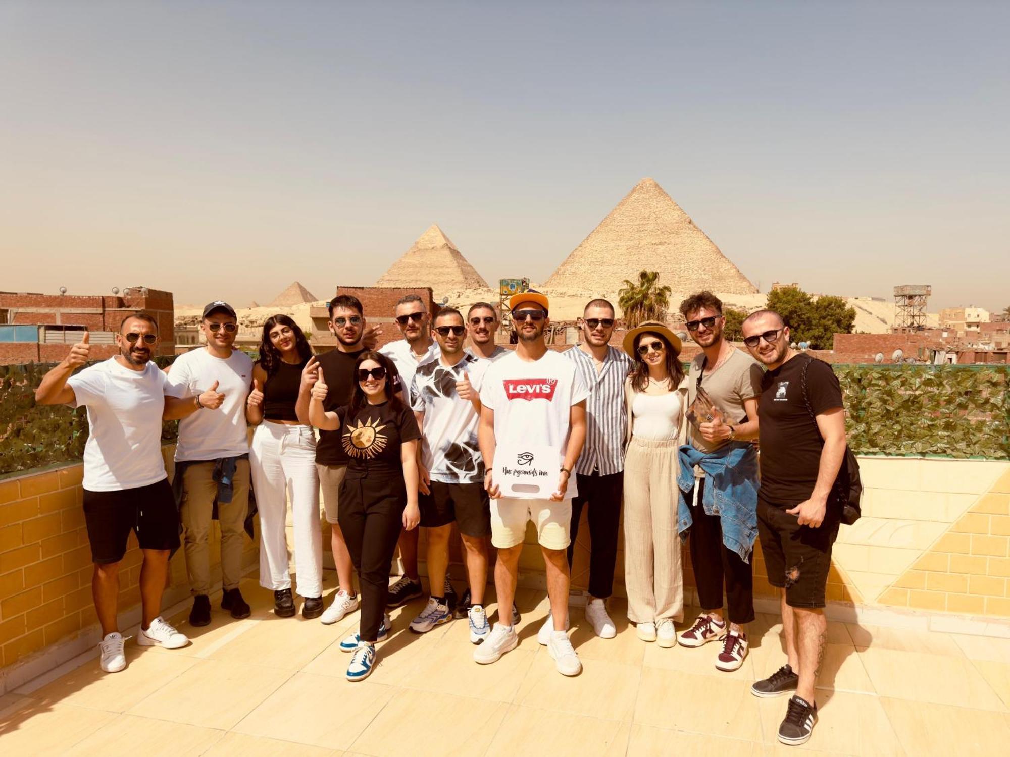 Hur Pyramids Land Inn Kafret el-Gabal Εξωτερικό φωτογραφία